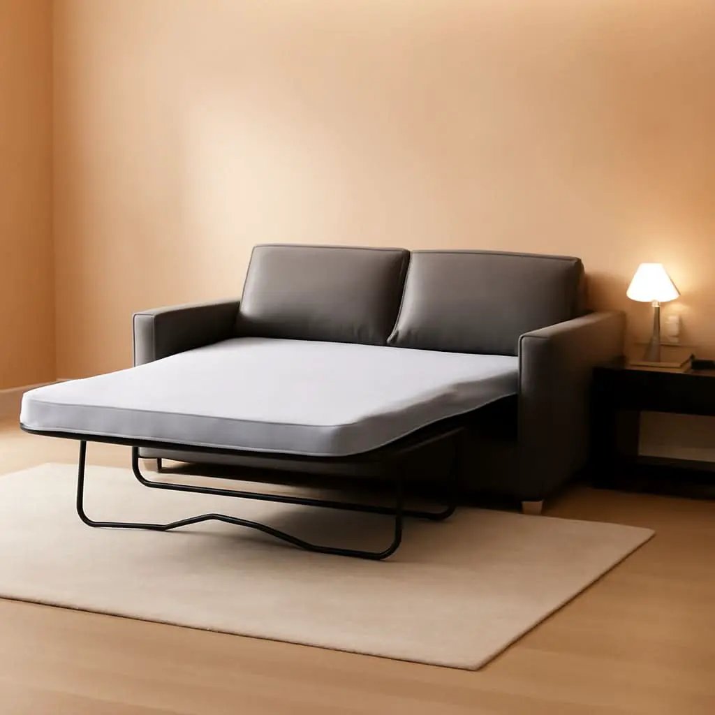 Queen Size Sleeper Sofa Bed DarkSlateGrey StainResistant from PriceLows™