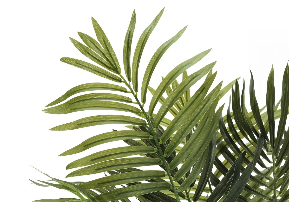 47" Tall, Artificial Plant, Areca Palm Tree, Indoor, Faux, Fake, Floor, Greenery | 27.5 x 27.5 x 47.25 in | Home Furniture | Black
