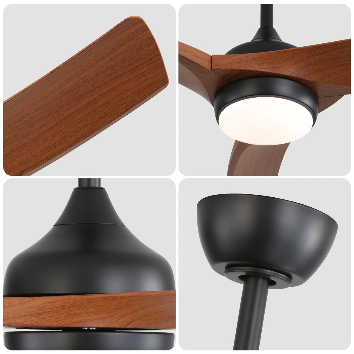 Ceiling Fan | Remote Control DC Motor | Dimmable Light | 3 Blades