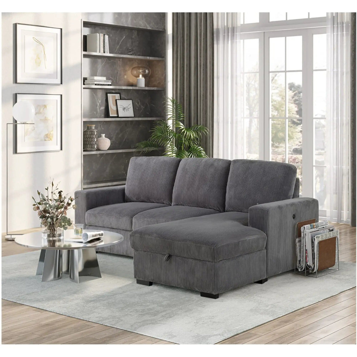 Melody Sectional Sofa | 3 Pieces | Fabric | Living Room