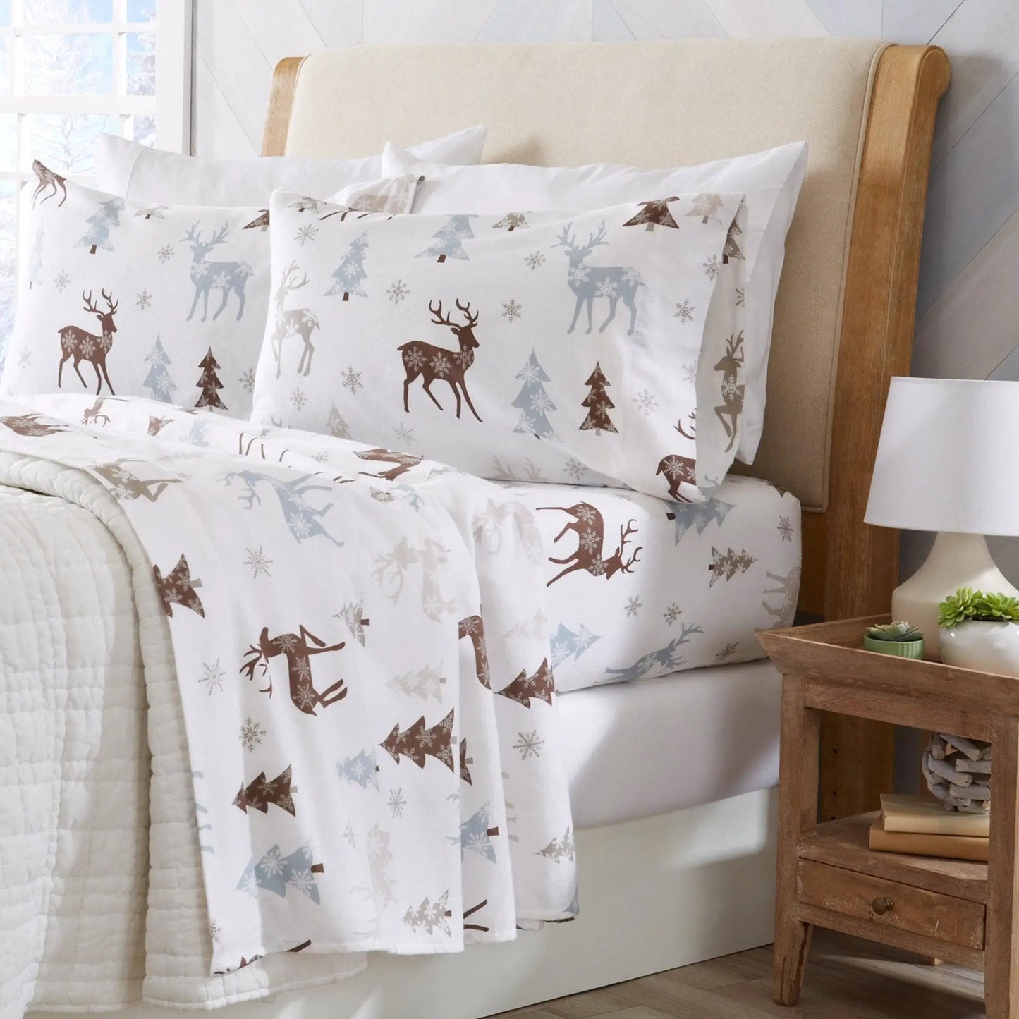 Turkish Cotton Flannel Sheet - Stratton Collection from PriceLows™