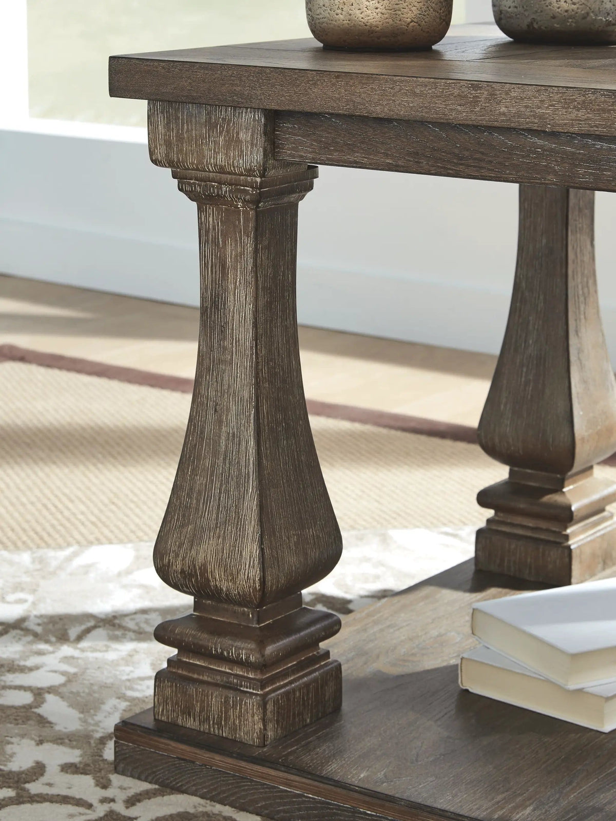 Johnelle Rectangular End Table | 23.75 x 26.88 x 24 in | Engineered Wood | Gray