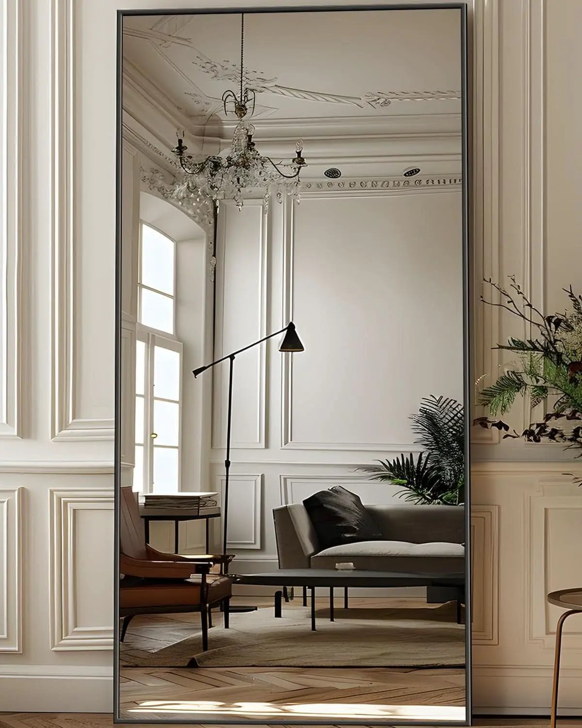 71x28 Inch Black Full Length Floor Mirror For Bedroom from PriceLows™