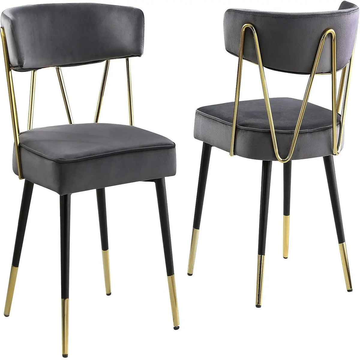Modern Dining Chair | Upholstered | Medium Firm Cushion | Set Of 2