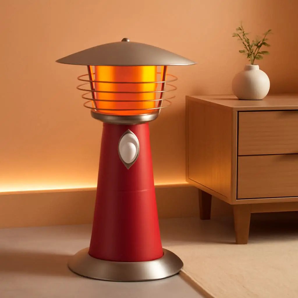 Portable Tabletop Patio Heater 11000 BTU Red Outdoor from PriceLows™