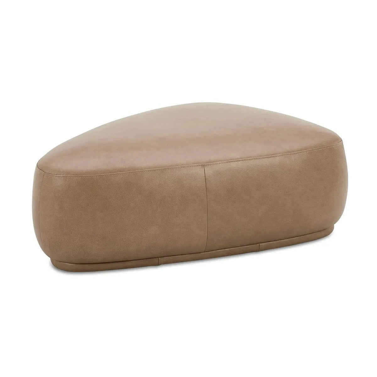 Pebble Cocktail Ottoman | Rounded Triangle Shape | 11-Layer Plywood Frame | Inner Webbing Seating