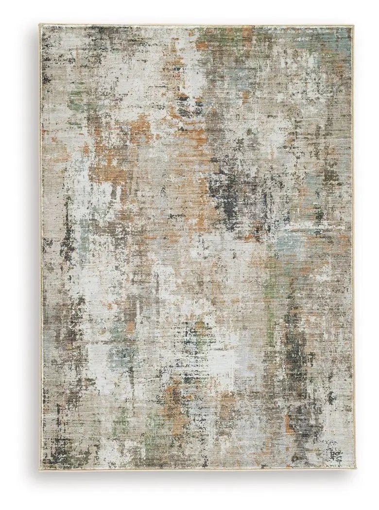 Torinette Area Rug | 108 x 144 Inch | Faux Fur Texture | Abstract Design
