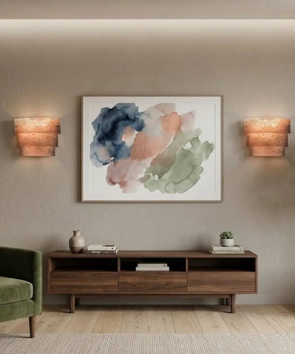 Wall Sconce | 13 Inch Wide | 1 Light | Bronze Bubble Glass