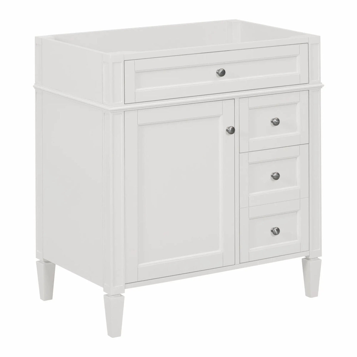 Bathroom Vanity | 3 Drawers | Blue Finish | Tip Out