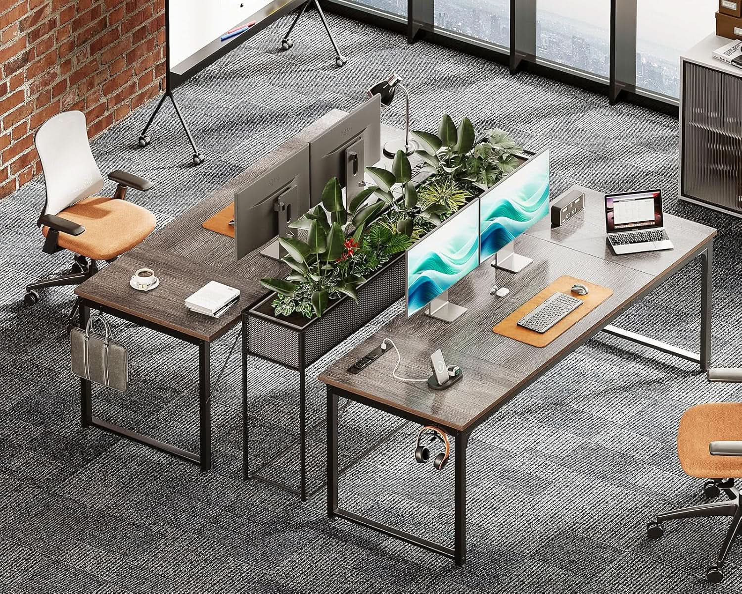 71 Inch Computer Desk With USB Ports For Home Office from PriceLows™