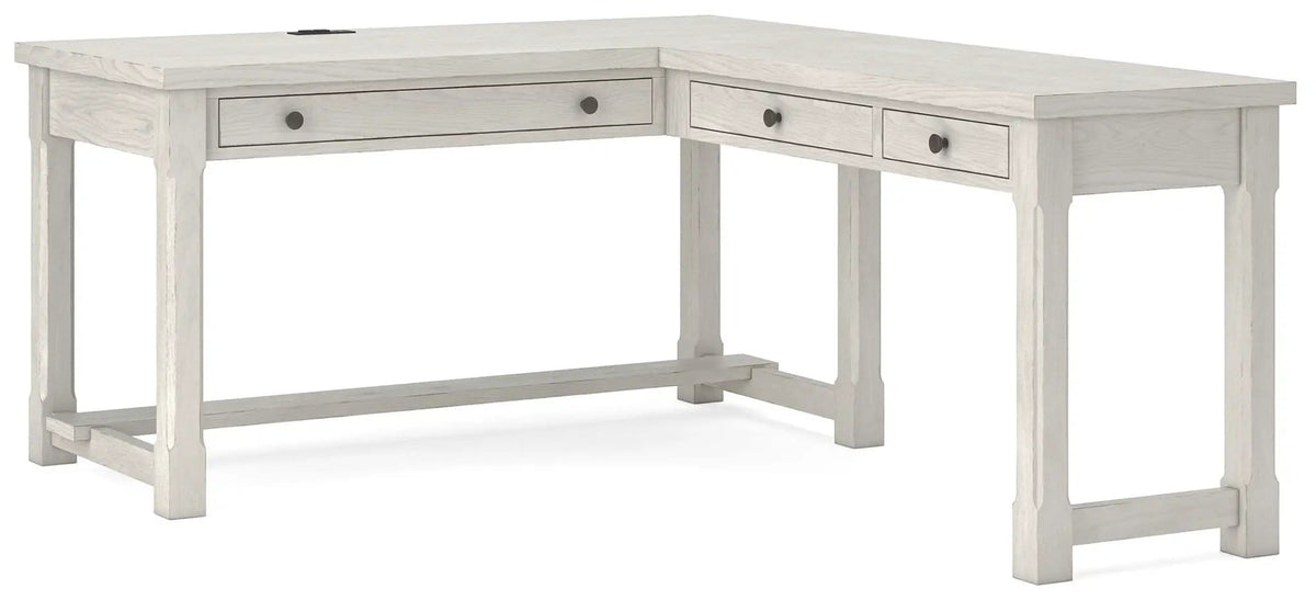 Robbinsdale Home Office Desk | 2 Pieces | Wood | Home Office