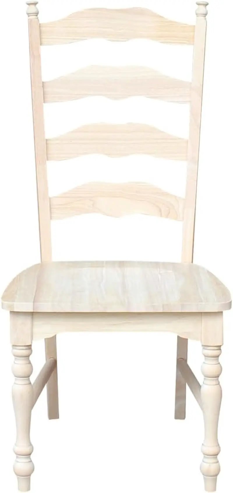 Set Of 2 Maine Ladderback Dining Chairs Unfinished Parawood from PriceLows™