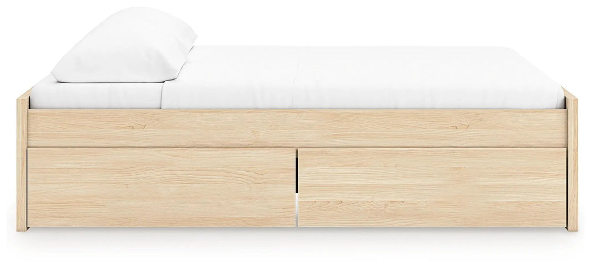 Platform Bed | Four Storage Drawers | Clean Minimal Design