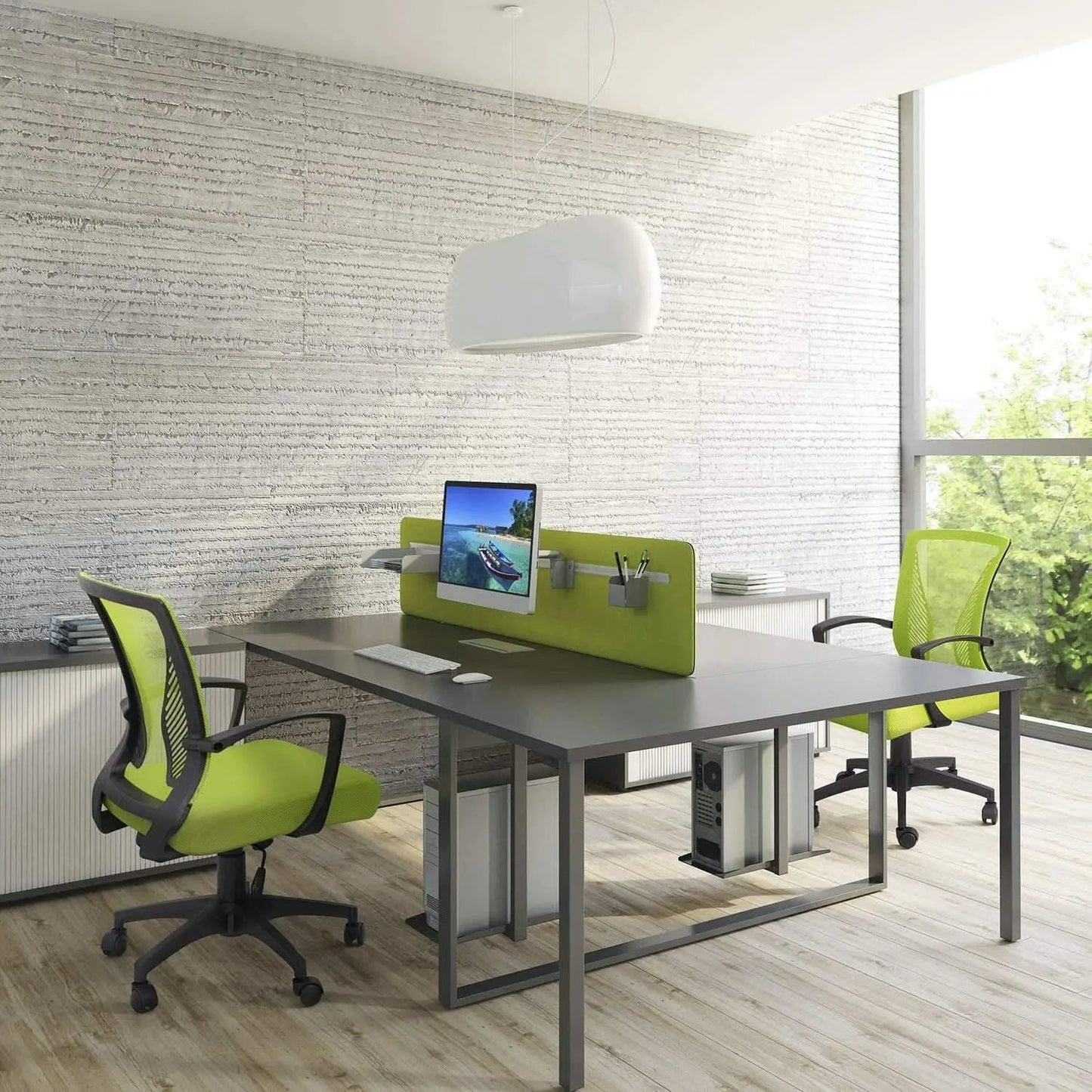 Cyan Ergonomic Office Chair Armrests And Lumbar Support from PriceLows™