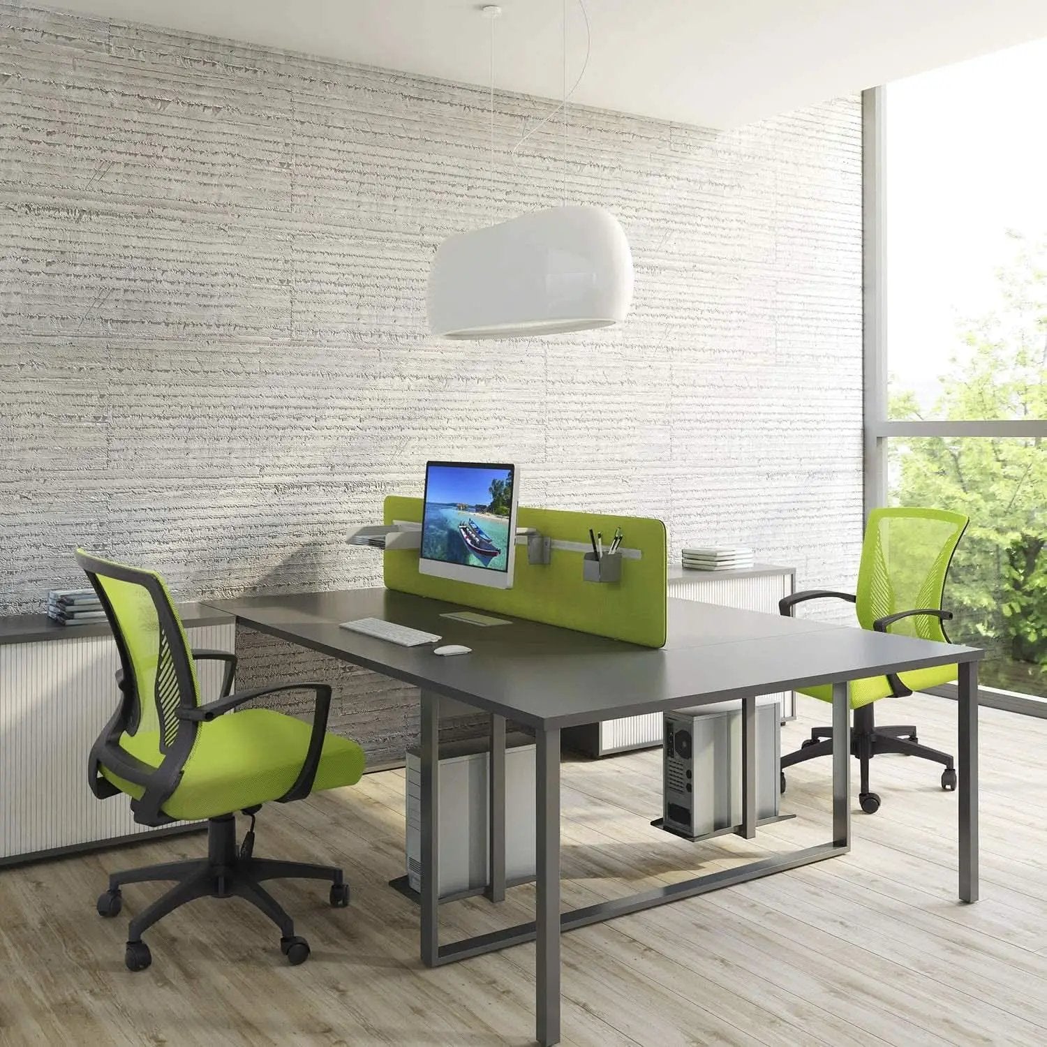 Cyan Ergonomic Office Chair Armrests And Lumbar Support from PriceLows™