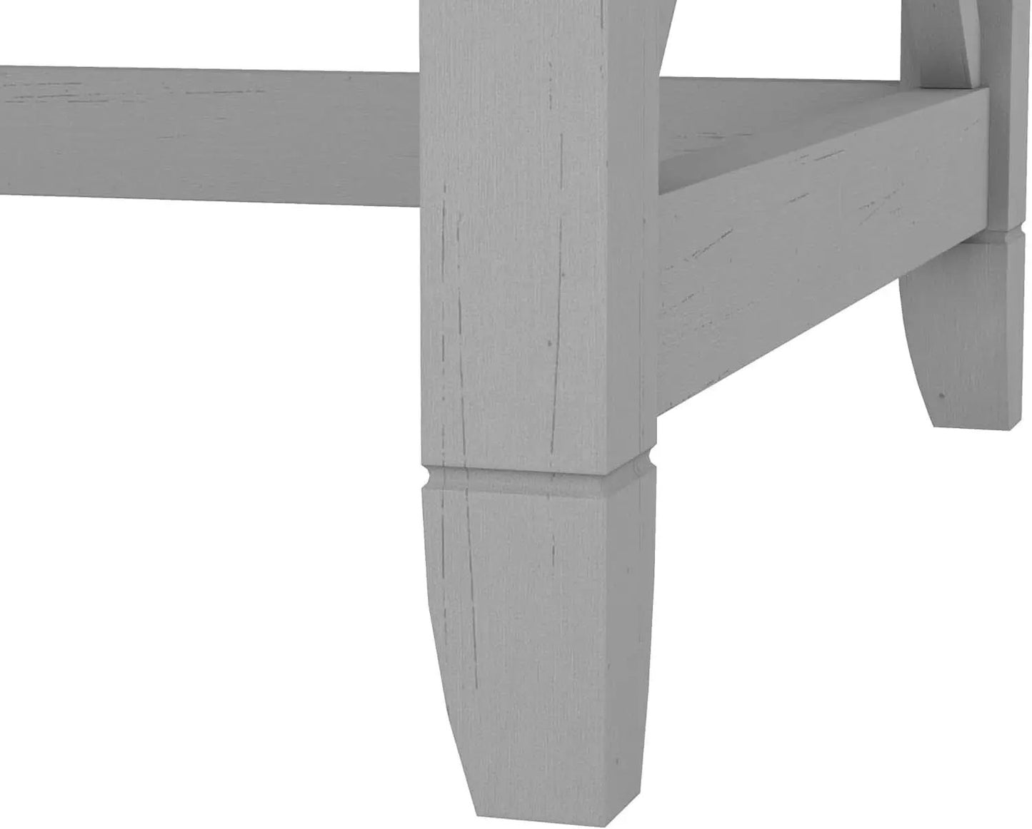 Bush Furniture Key West 60W L Shaped Desk Cape Cod Gray from PriceLows™
