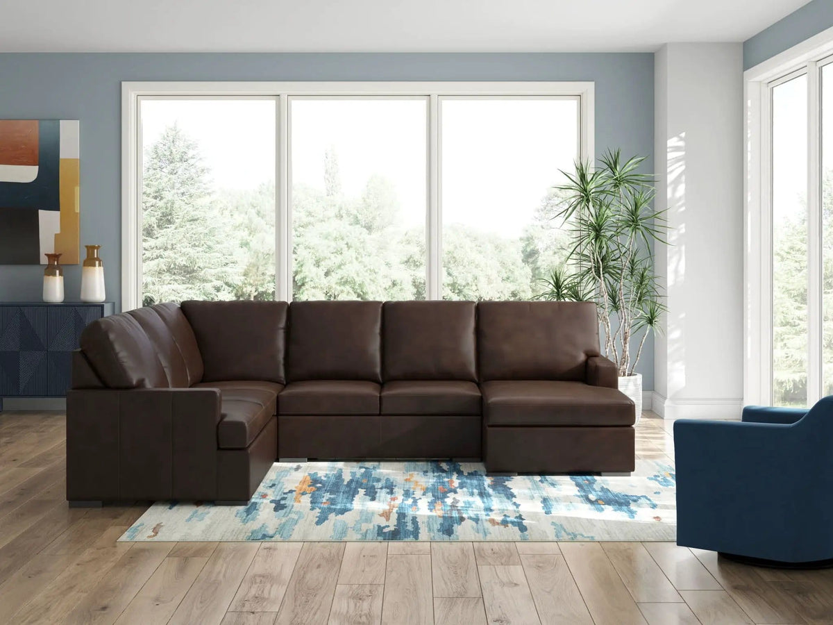 McDowlan Sectional | 3 Pieces | Faux Leather | Living Room