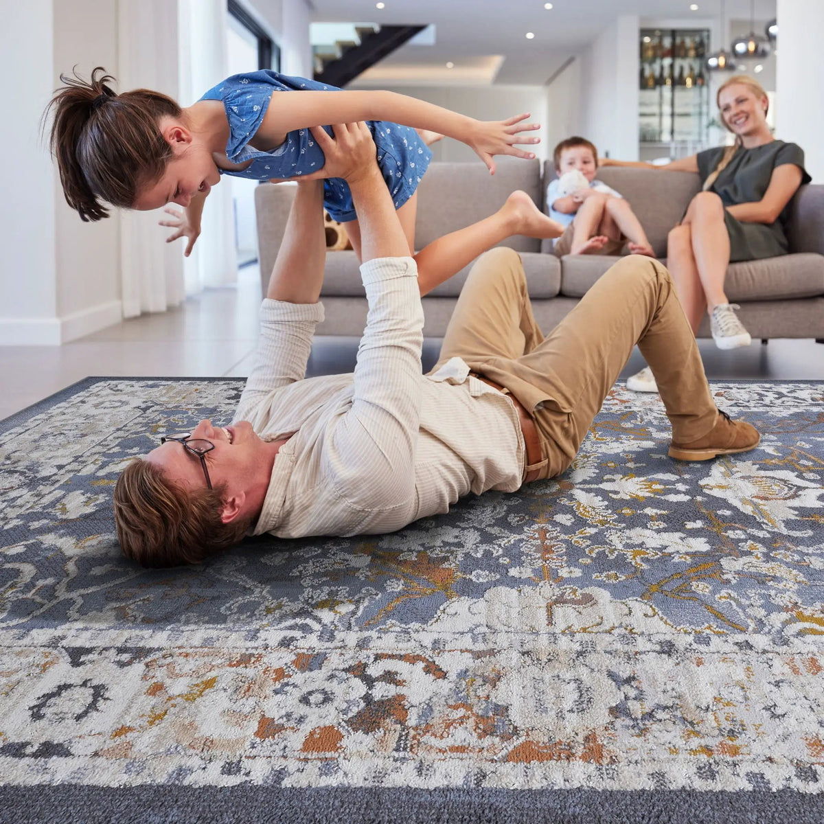 Payas Trendy Traditional Runner Rug | 96 x 26 Inch | Stain Resistant | Non-Shedding Machine-Woven
