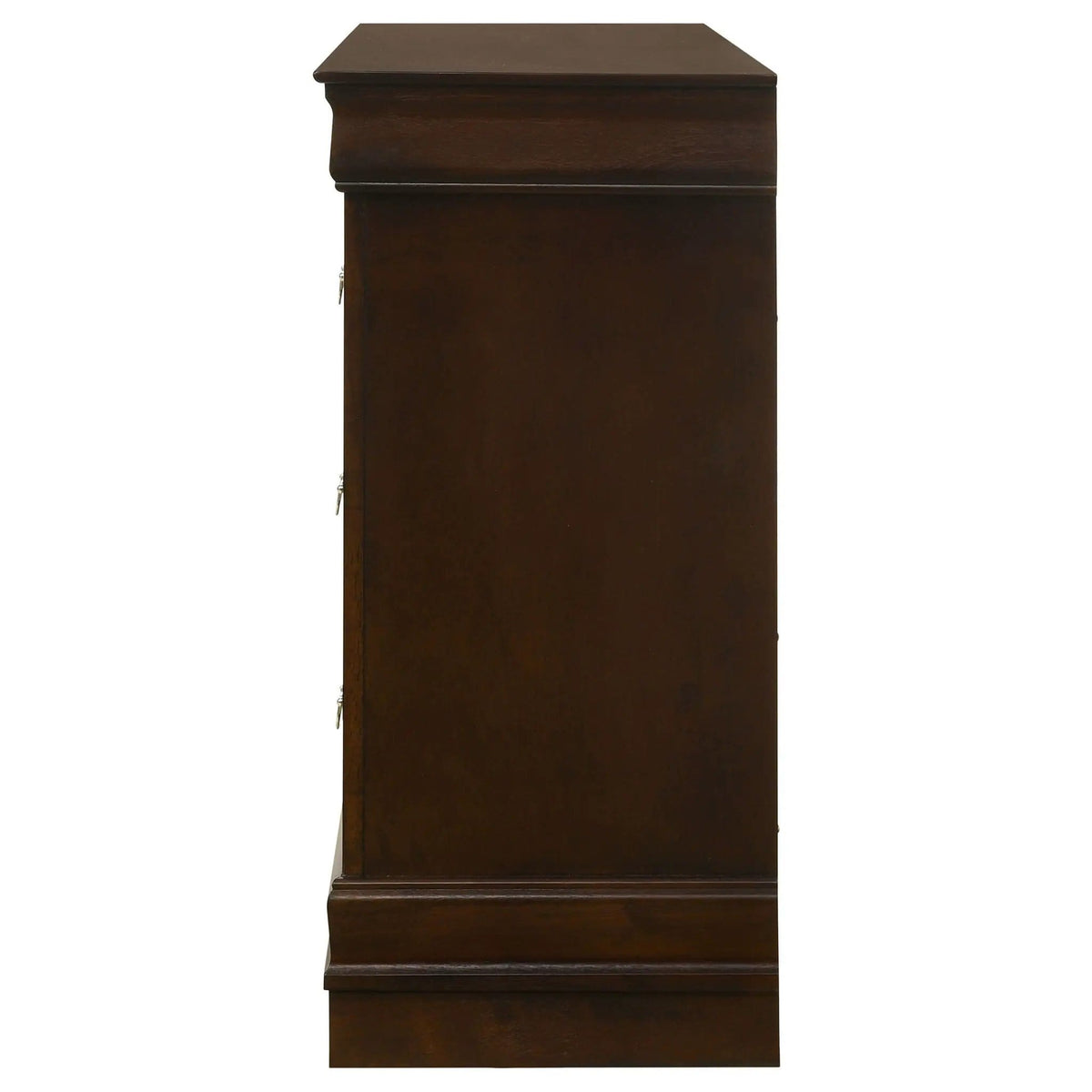 Louis Philippe 6-drawer Dresser | 58.25 x 15.75 x 33.5 in | Wood | Cappuccino