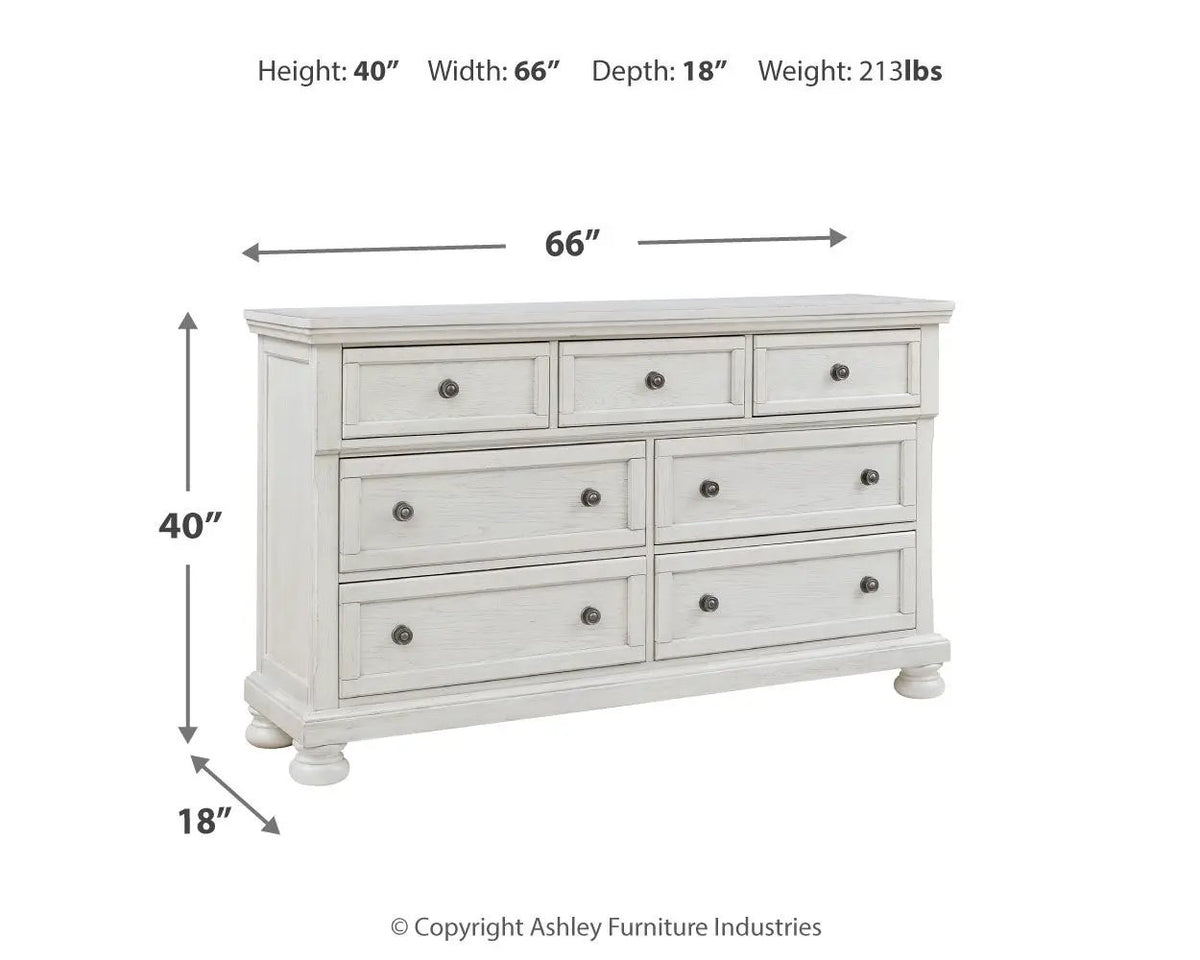 Robbinsdale Dresser | Elegant Timeless Design | 54 Inch Width | Bedroom Furniture