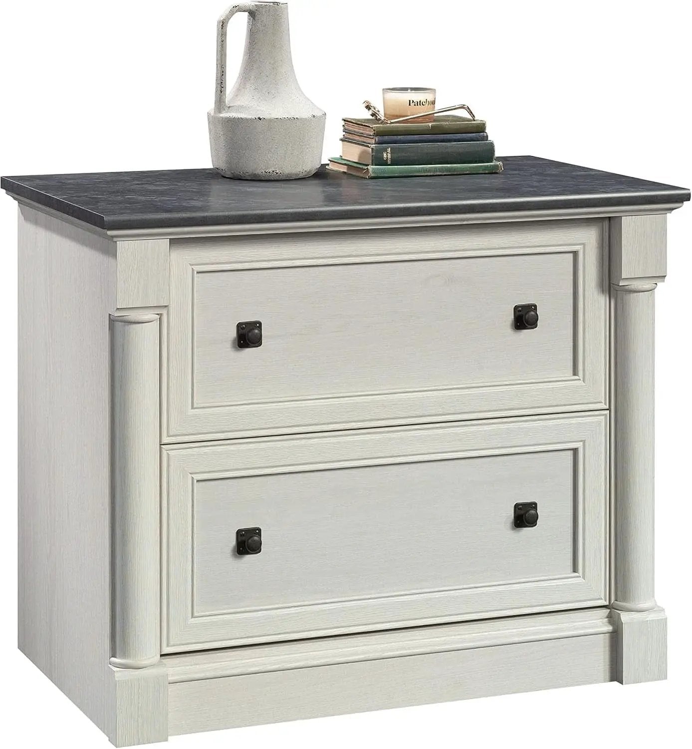 Two Drawer File Cabinet In Glacier Oak With Interlocking Drawers from PriceLows™