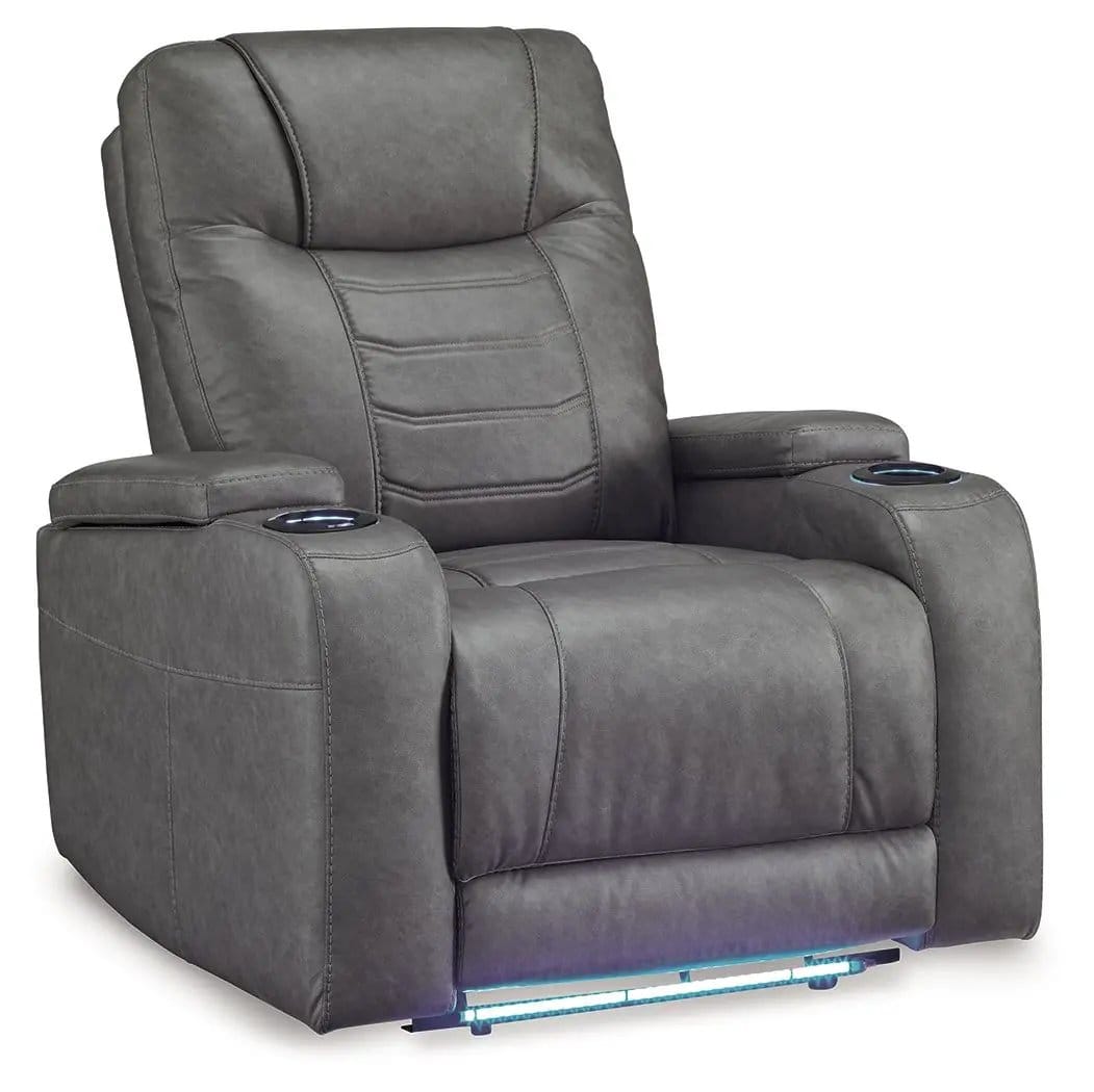 Schooner Rocks Power Recliner / Adj Headrest Reclining Chair | 2 Pieces | Living Room Furniture | Living Room