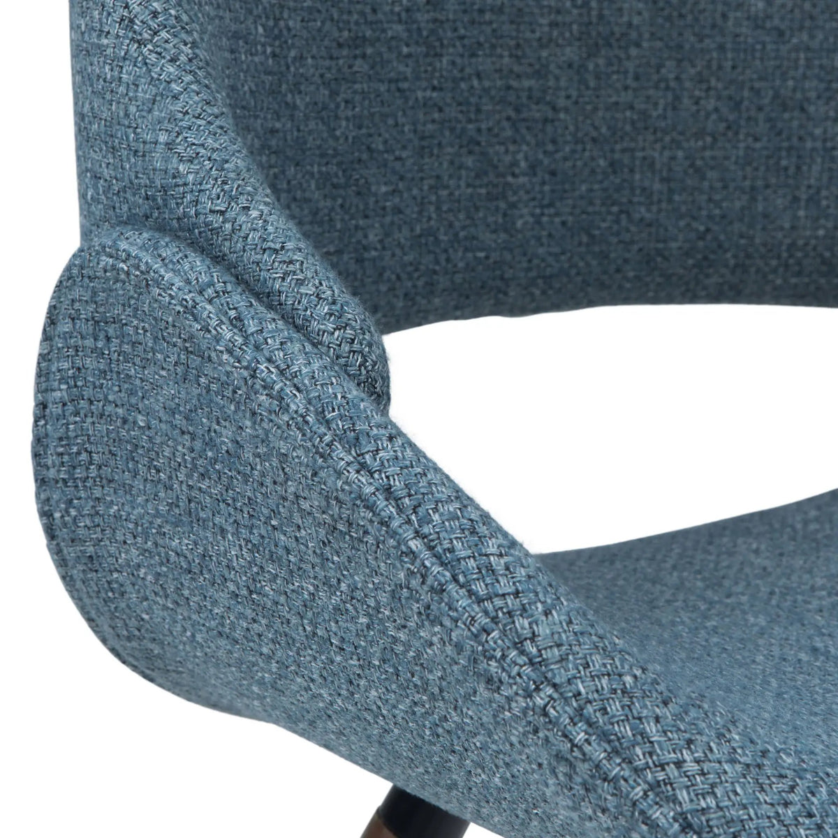 Malden Upholstered Bentwood Dining Chair | Mid Century Modern | Solid And Engineered Wood | High Density Foam
