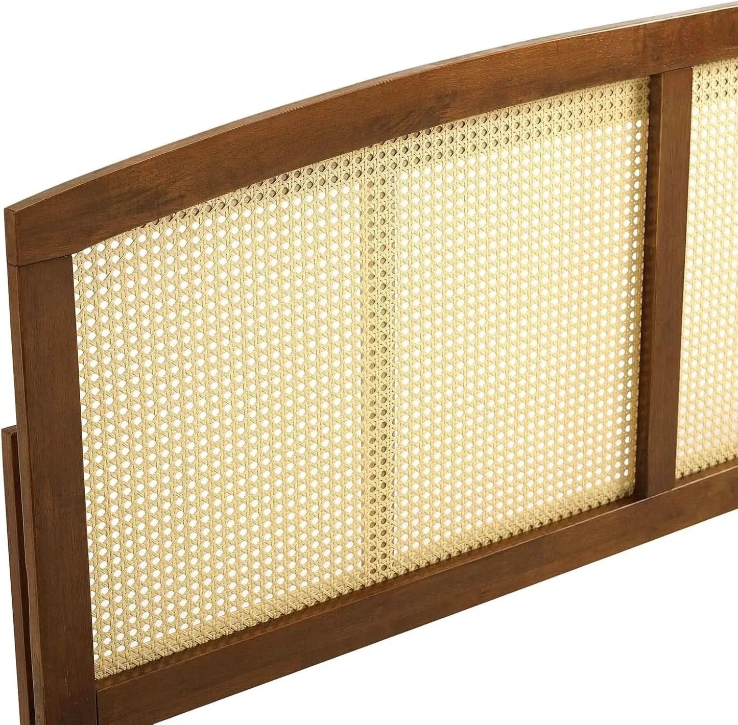Cane Woven Rattan King Headboard With Organic Design from PriceLows™