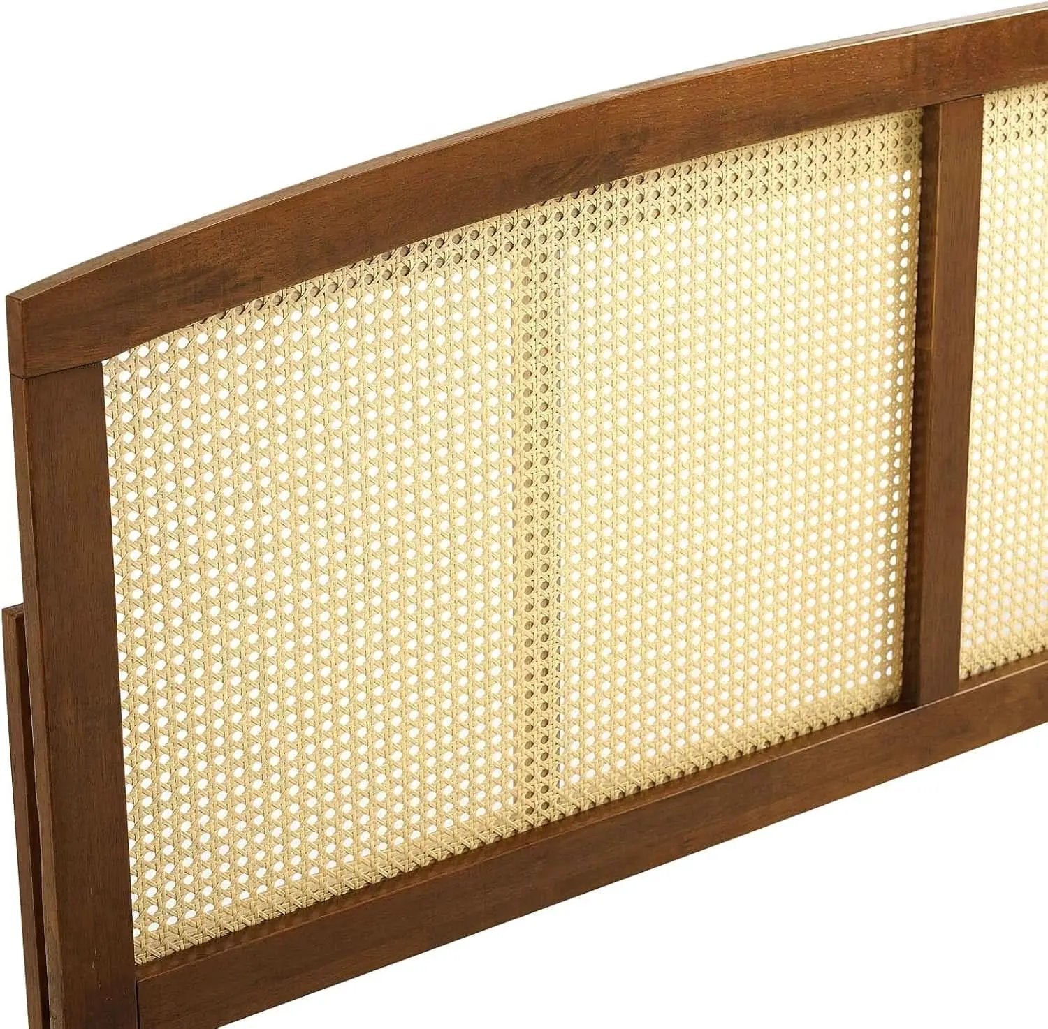 Cane Woven Rattan King Headboard With Organic Design from PriceLows™