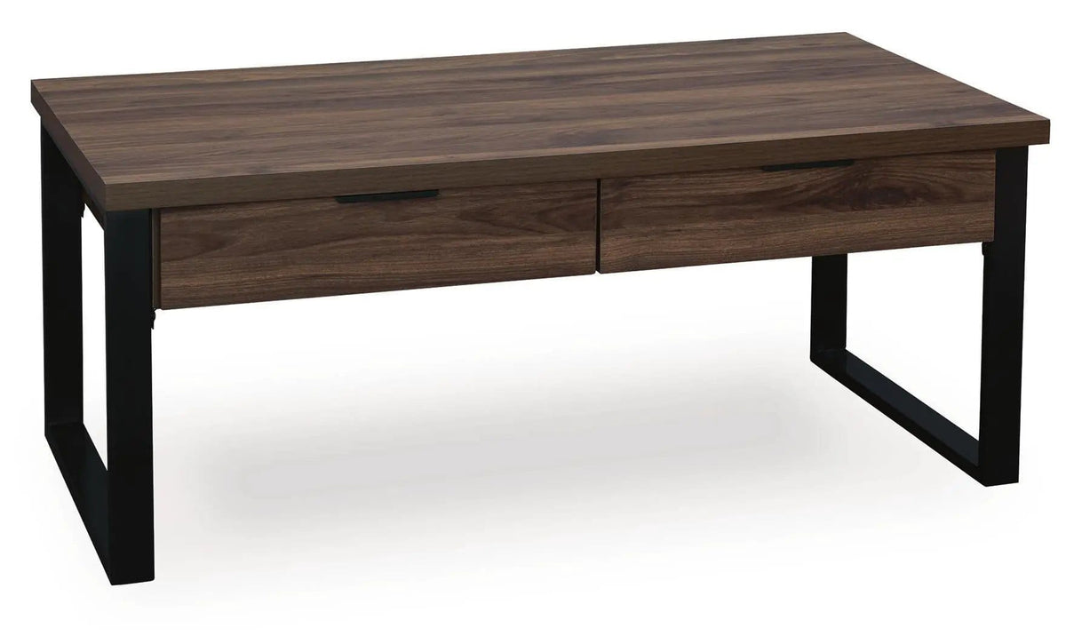 Wickman Falls Rectangular Table | 2 Pieces | Metal & Wood | Home