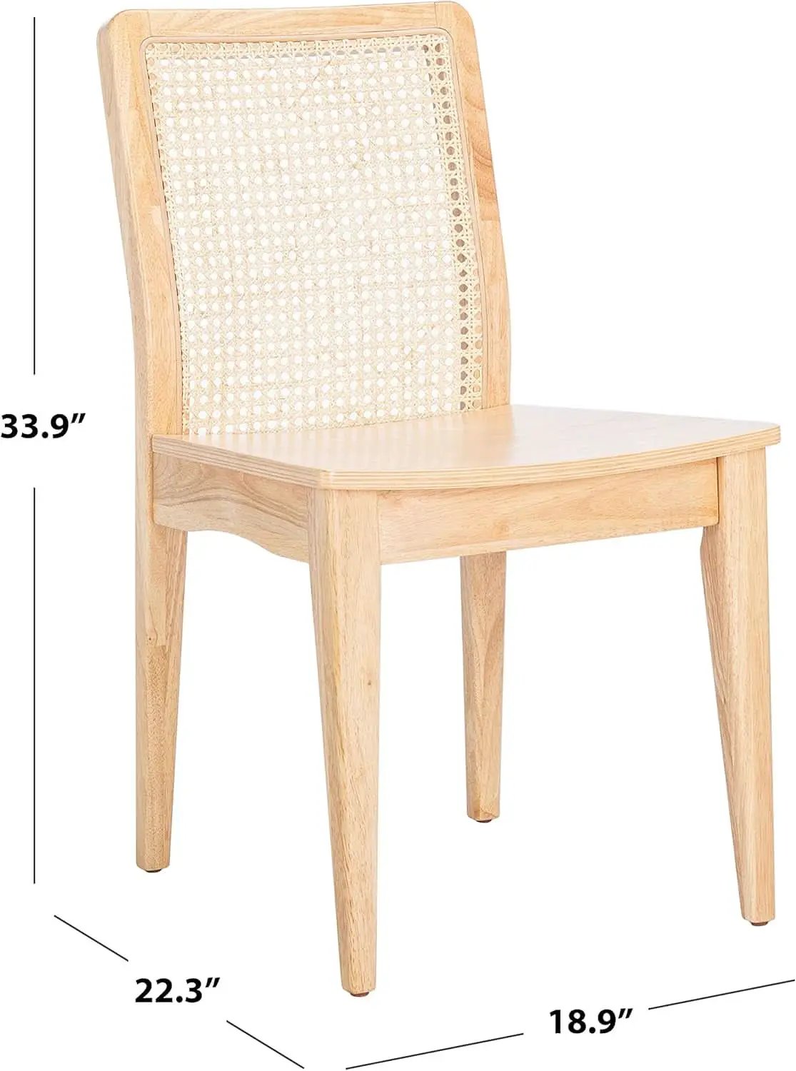 Natural Rattan Dining Chair Set Of 2 For Home Dining Room from PriceLows™