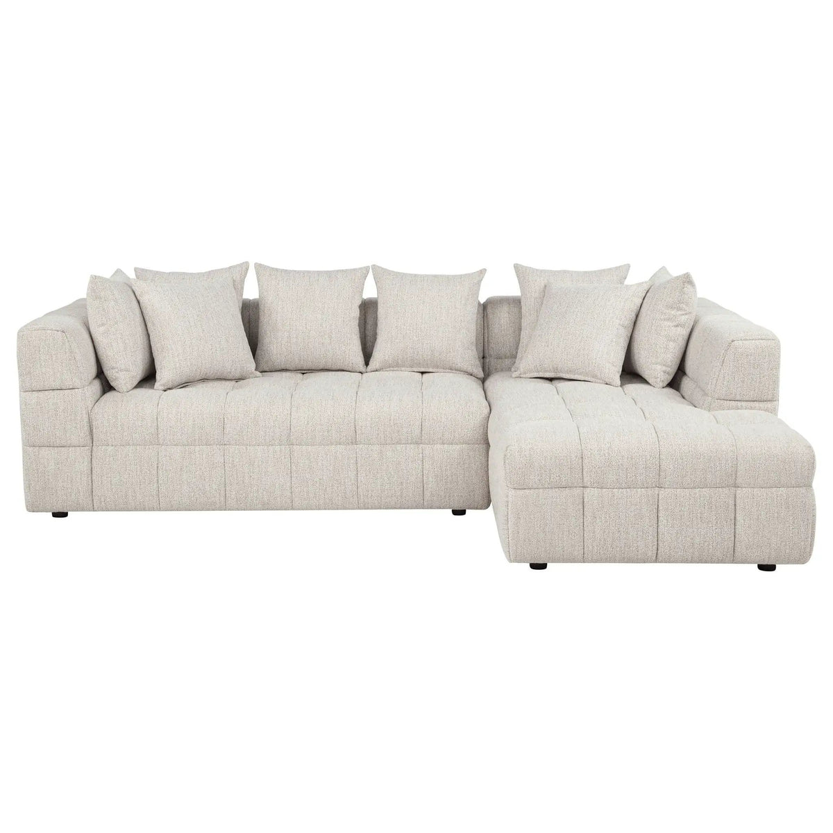 Amara 2-Piece Upholstered Sectional Sofa | 2-Piece Set | Polyester & Fabric | Living Room