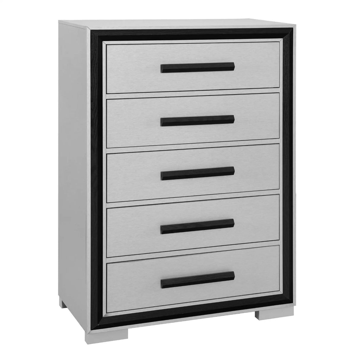 Adelaide Chest 5 Drawer Storage Unit | 32.72 x 16.5 x 48.19 in | Solid Wood | Living Room