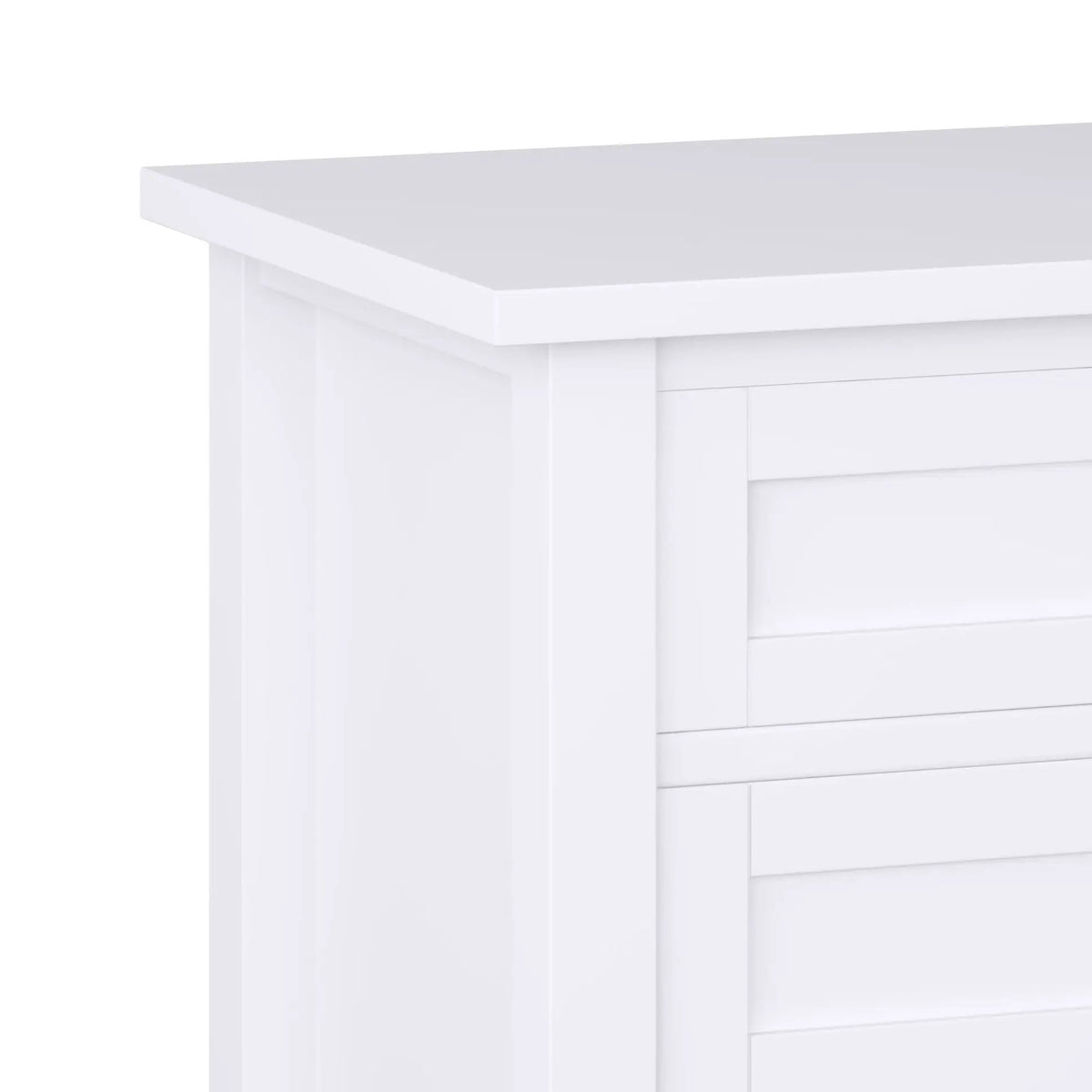Warm Shaker Bedside Table | Handcrafted Solid Wood | NC Lacquer Finish | Multipurpose Design