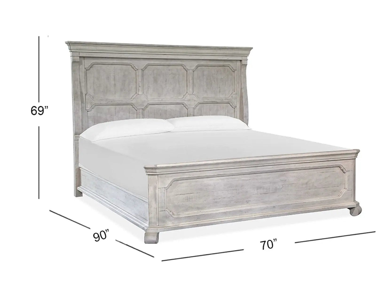 Bronwyn Panel Bed | 90 Inch Length | Signature Bedroom Collection Style | Statement Headboard