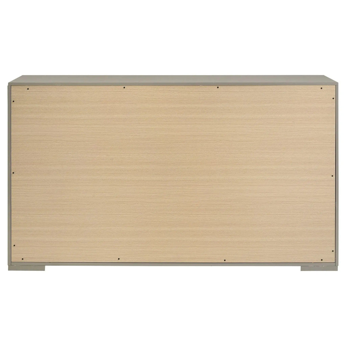 Ives 6-drawer Dresser Cabinet Grey High Gloss | 63 x 18 x 36.5 in | 6-Drawer | Bedroom
