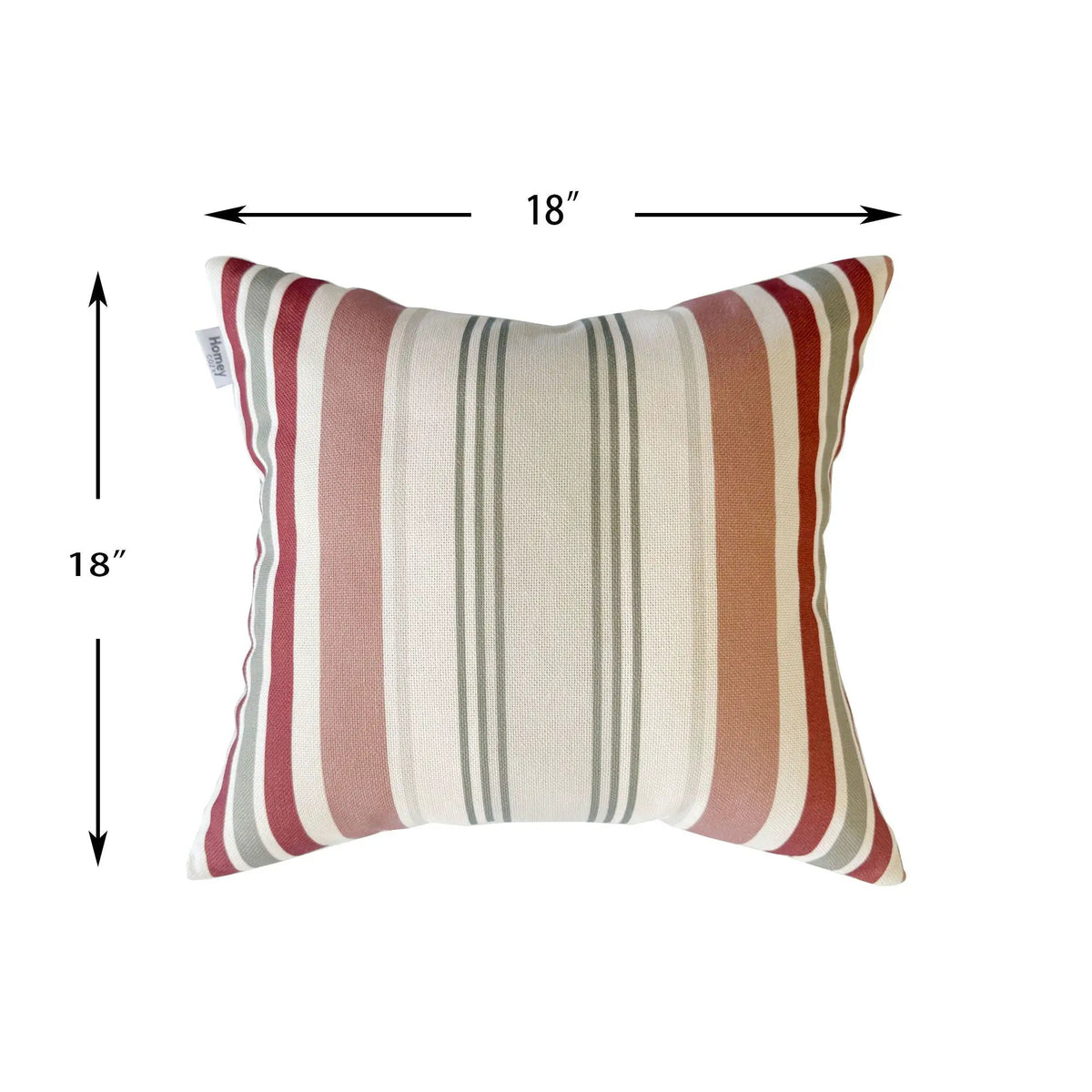 Outdoor Pillows | Set Of 2 | 18 Inch Square | Weather-Resistant Polyester