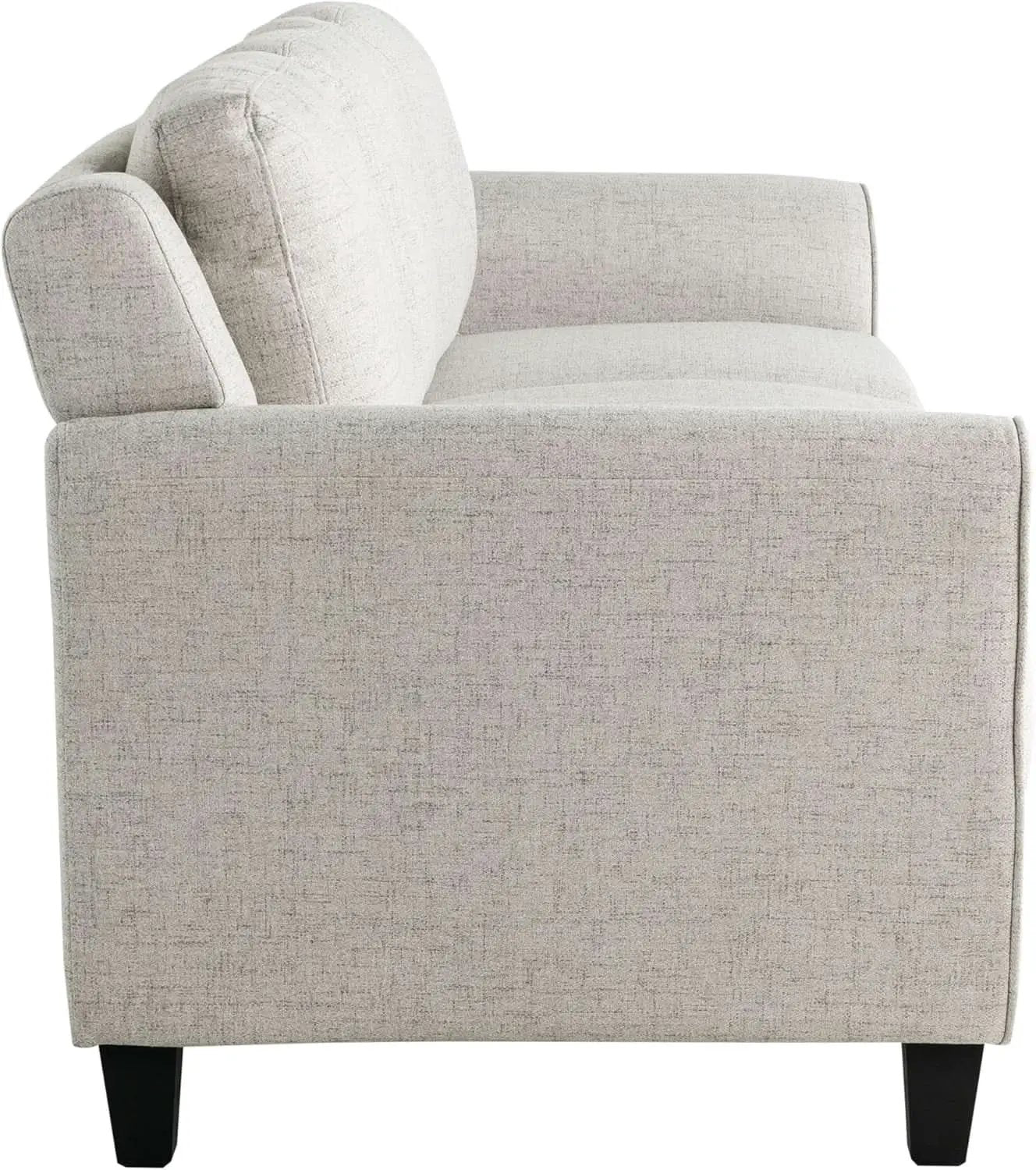 Harrington Sofa Beige With Curved Arms For Living Room from PriceLows™