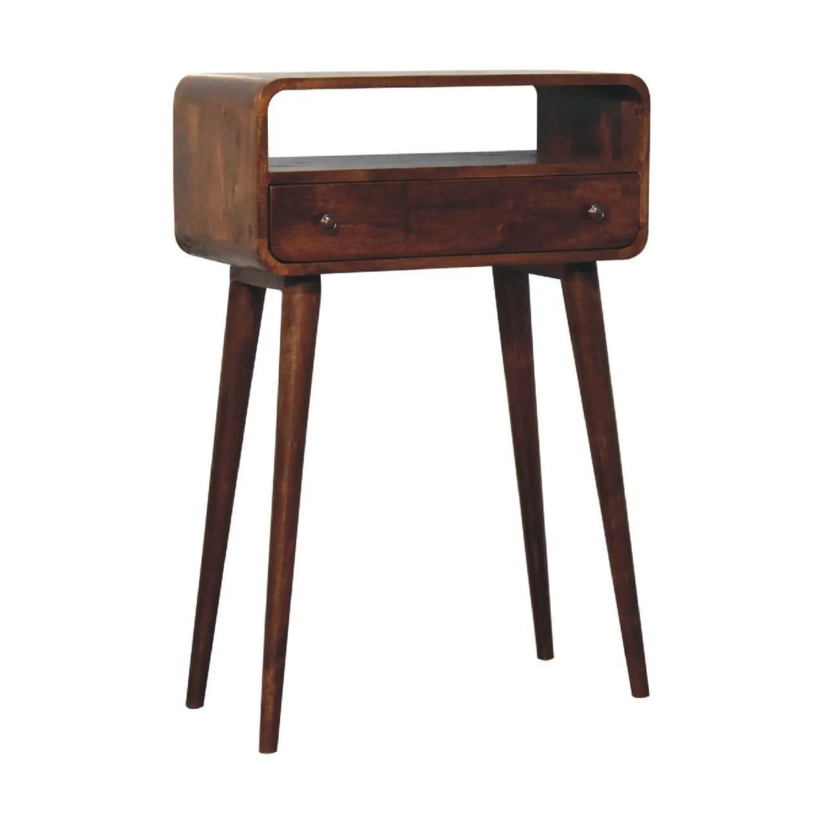 Curved Chestnut Console Table | 3 Pieces | Mango Wood | Living Room