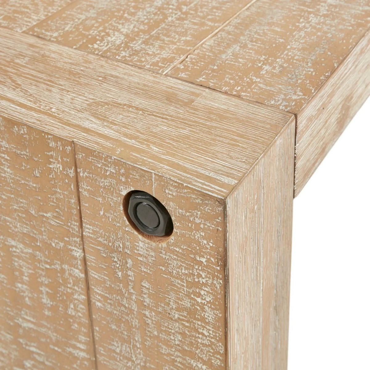 Modern Console Table | 54 Inch Width | Solid Wood Construction | Clean-Lined Design