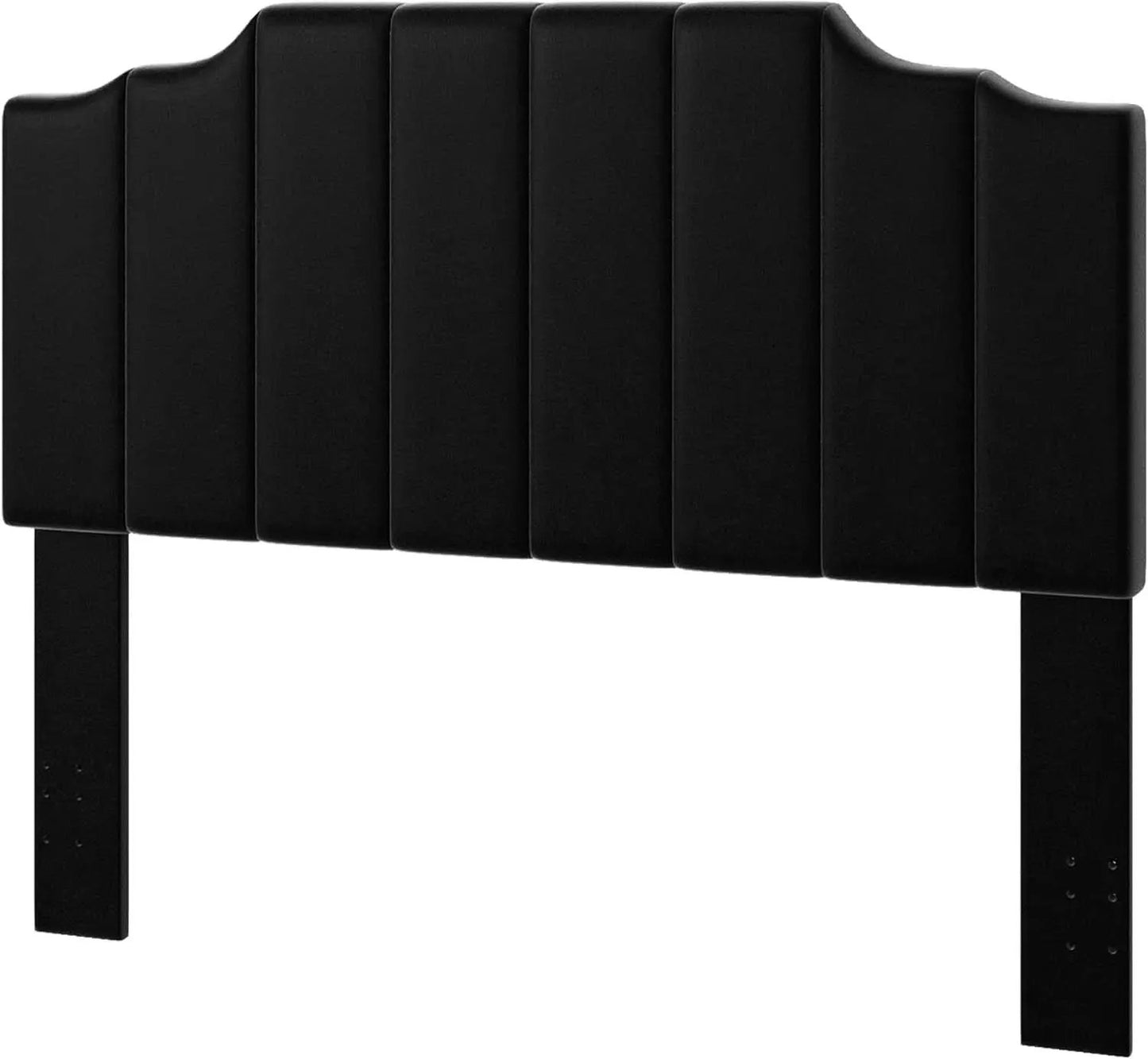 Velvet Wall Mounted Queen Size Headboard with Tufted Design from PriceLows™