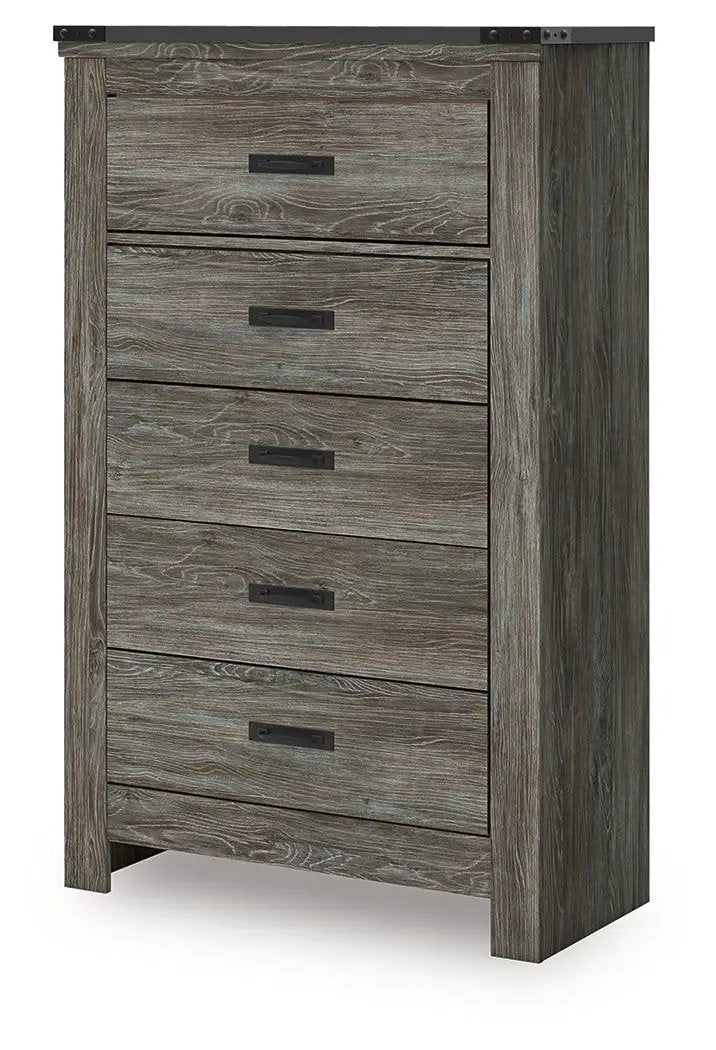 Frandern Panel Bedroom Set | 4-Piece | Cool Casual Style | Bedroom Package