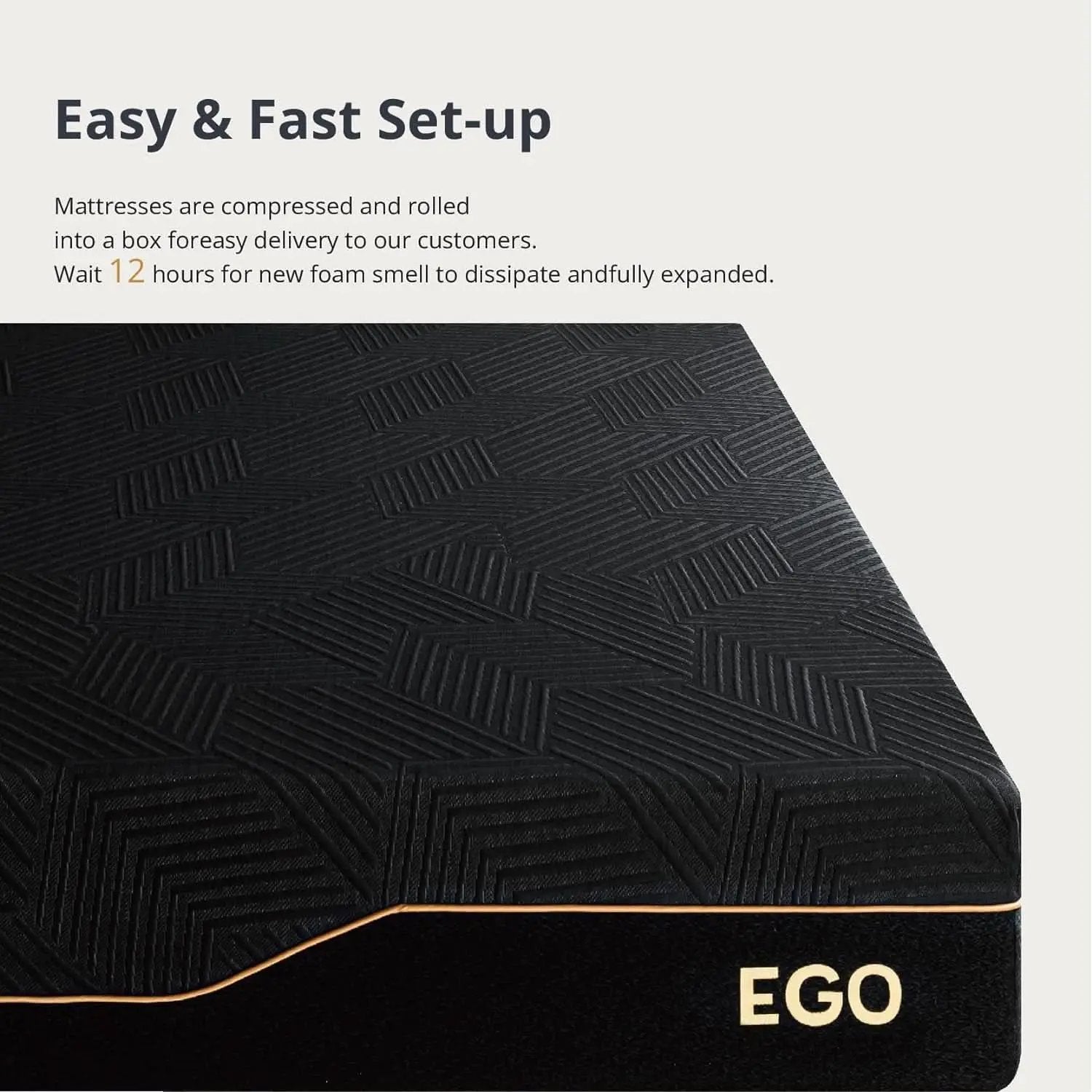 60X80X14 Memory Foam Mattress Featuring Copper Gel from PriceLows™