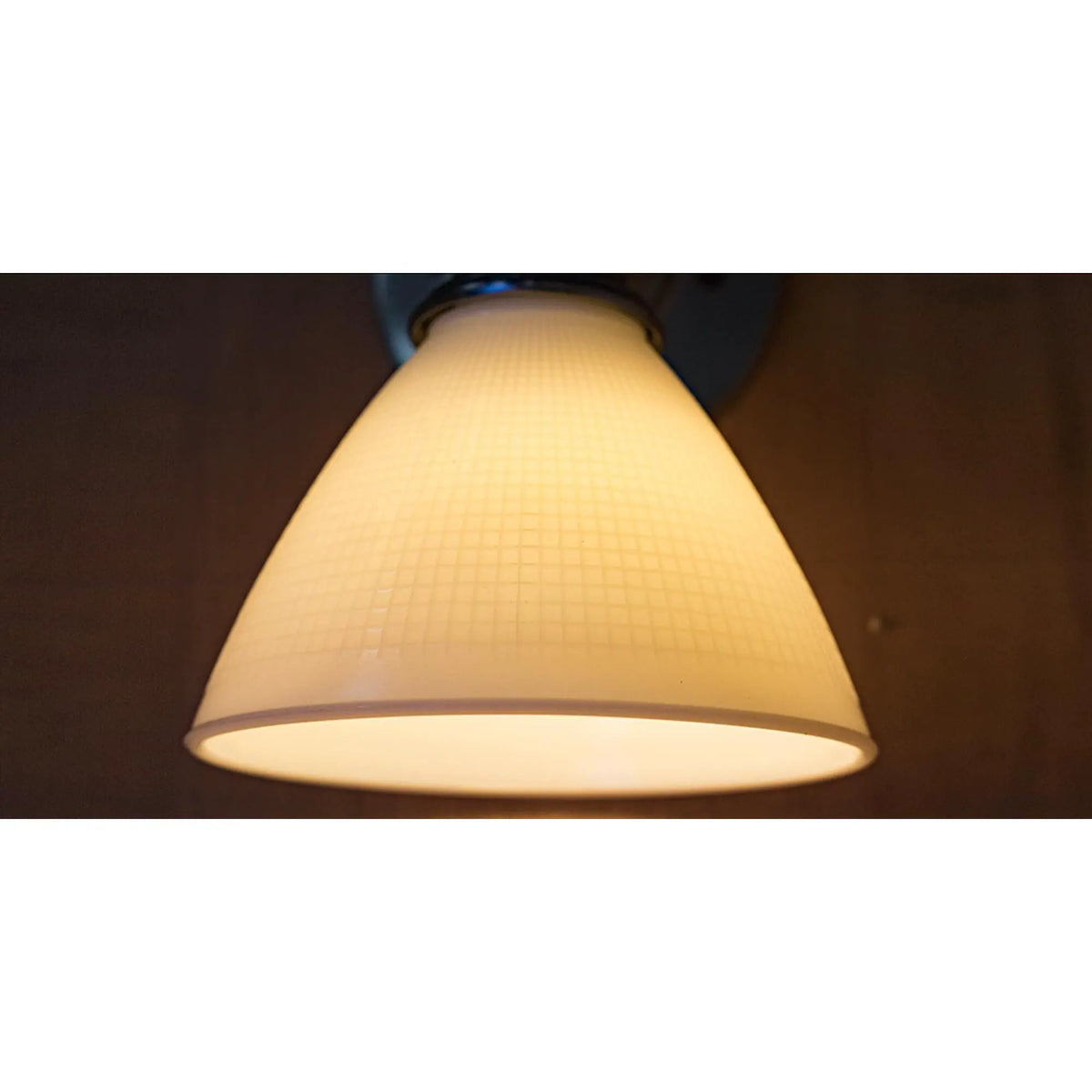 Ies Glass Lamp Shade | 6 Inch Diameter | Milky White | Stiffel Compatible