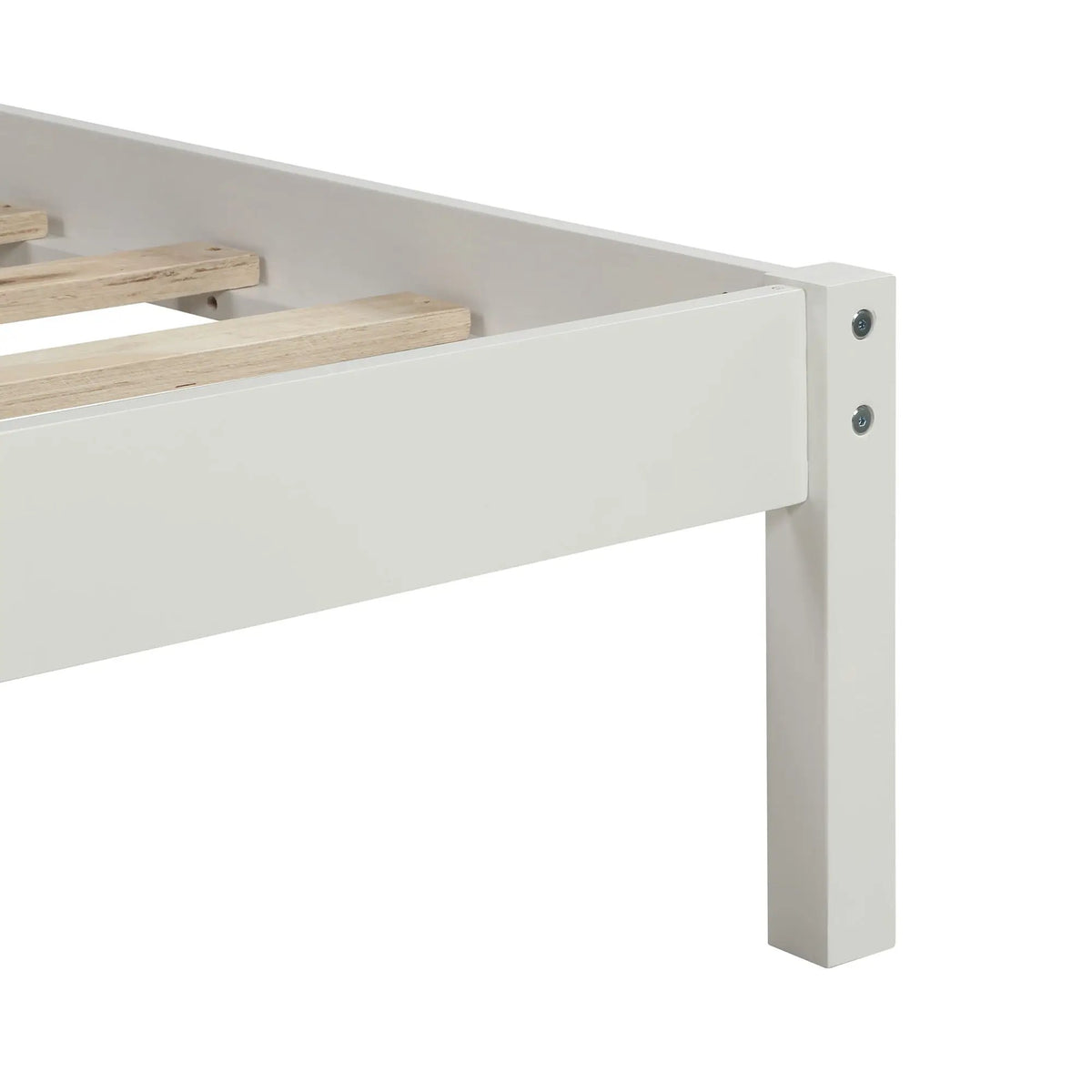 Platform Bed Frame With Headboard | Espresso Finish | Durable Pine Wood