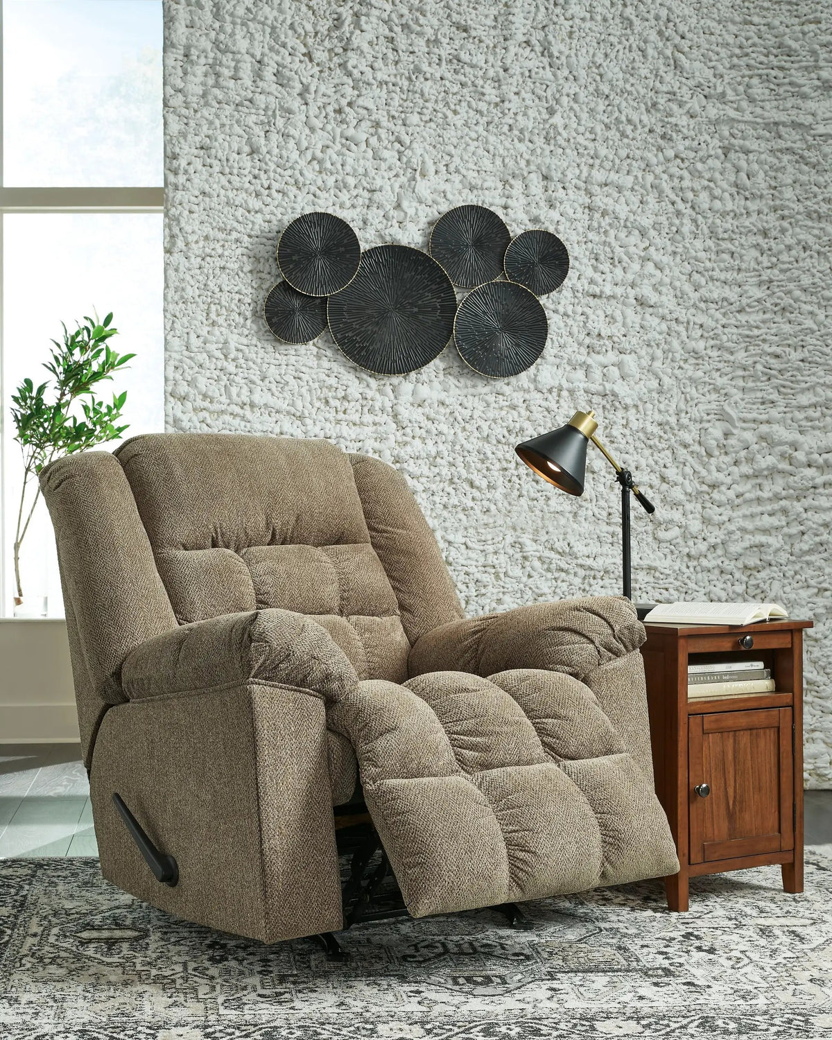 Kegler Rocker Recliner | Plush Seating | Versatile Style | 39 Inch Length