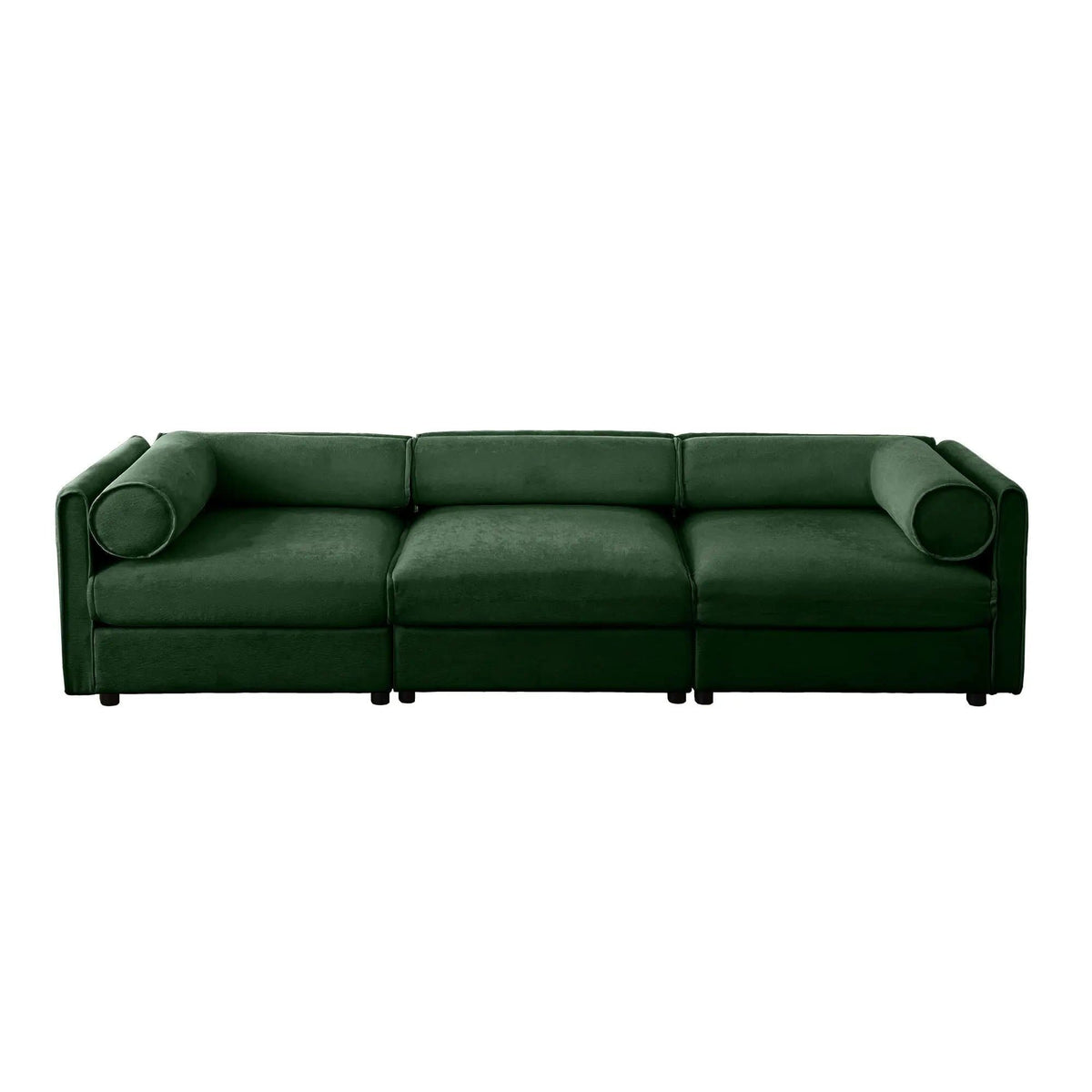 Stylish Sofa With Storage Seat And Cylindrical Backrest | Stationary Sofa | Living Room Furniture | Living Room