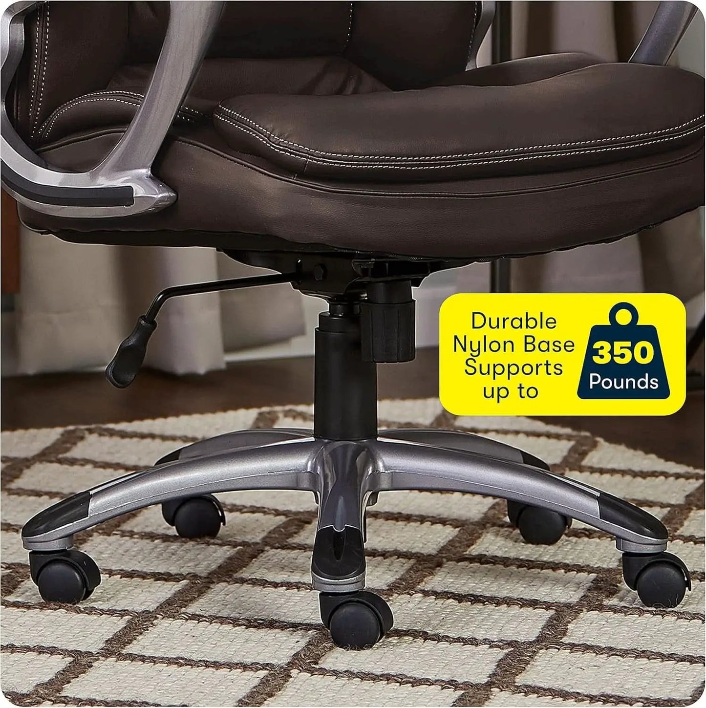 Fairbanks Big And Tall High Back Executive Office Chair With Layered Pillows from PriceLows™