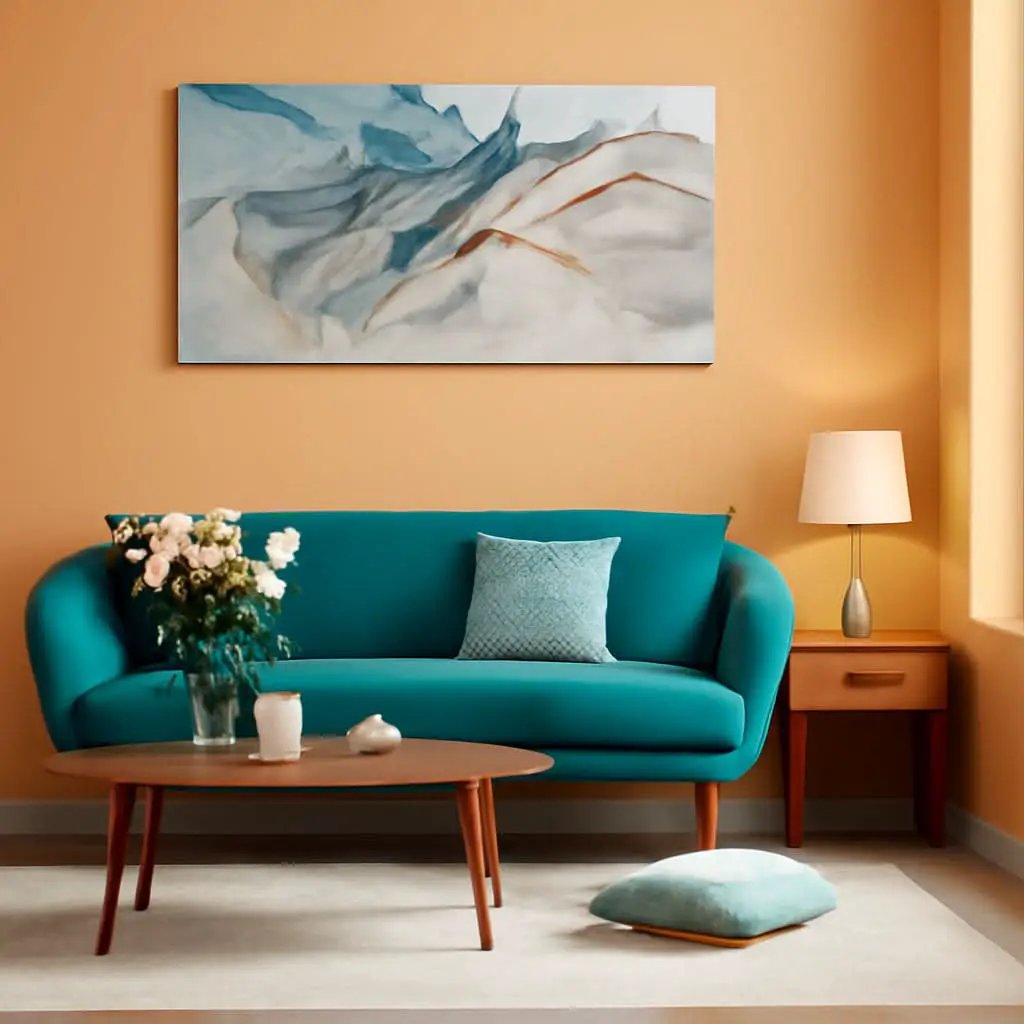 Framed Large 28x56 Inch Abstract Wall Art Giclee Print from PriceLows™