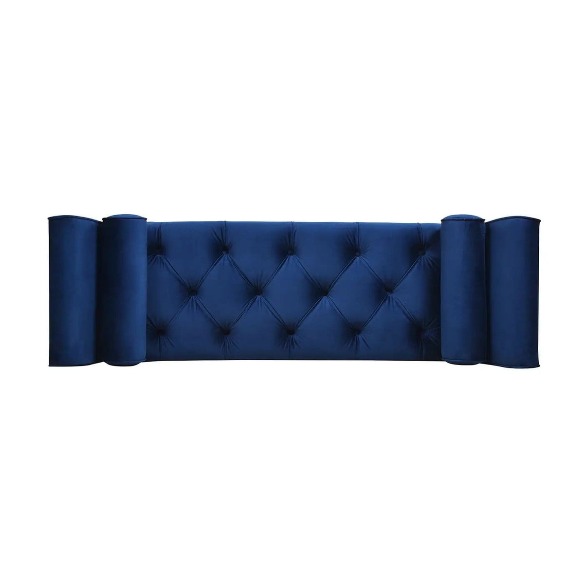 Alma Tufted Flared Arm Entryway Bench | 3 Pieces | Solid Wood | Home
